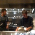 Chef Luca and his brother Francesco behind the stainless steel kitchen prepare each dish with heart and heritage