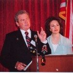 James and Nancy Chuda  speaking in Washington DC on behalf of CHEC (Healthy Child Healthy World) the organization they founded in memory of their daughter Colette