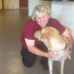 Denise says a special goodbye to Journey as we give thanks to AVS for saving his life.