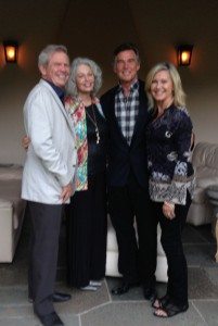 Jim and Nancy Chuda with John Easterling and Olivia Newton-John. Photo credit LuxEcoliving
