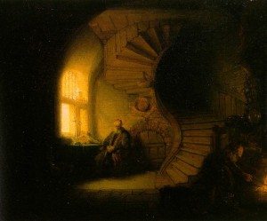 Rembrandt van Rijn, Philosopher in Meditation, 1632, Musée de Louvre, Paris