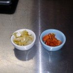 Saurkraut and kimchi